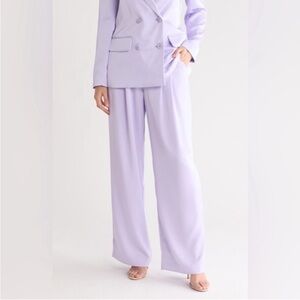 Wayf Lavender Women's Wide-Leg Trousers XS